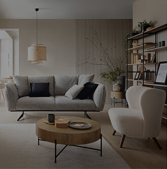 Set de hol Mandeville 126 (Stejar artizan + Antracit) - Mobilier