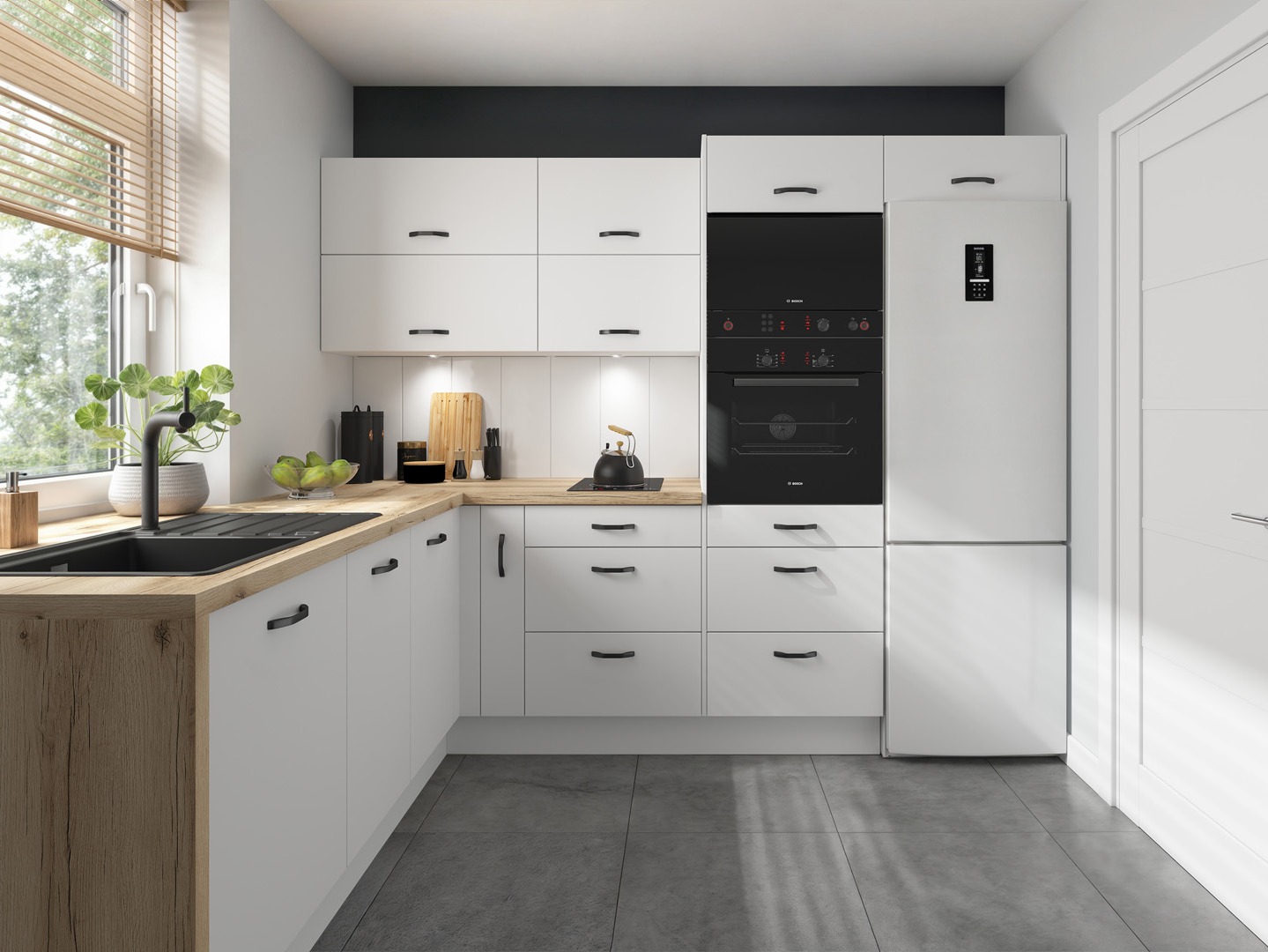 Colecție de bucătărie Top White