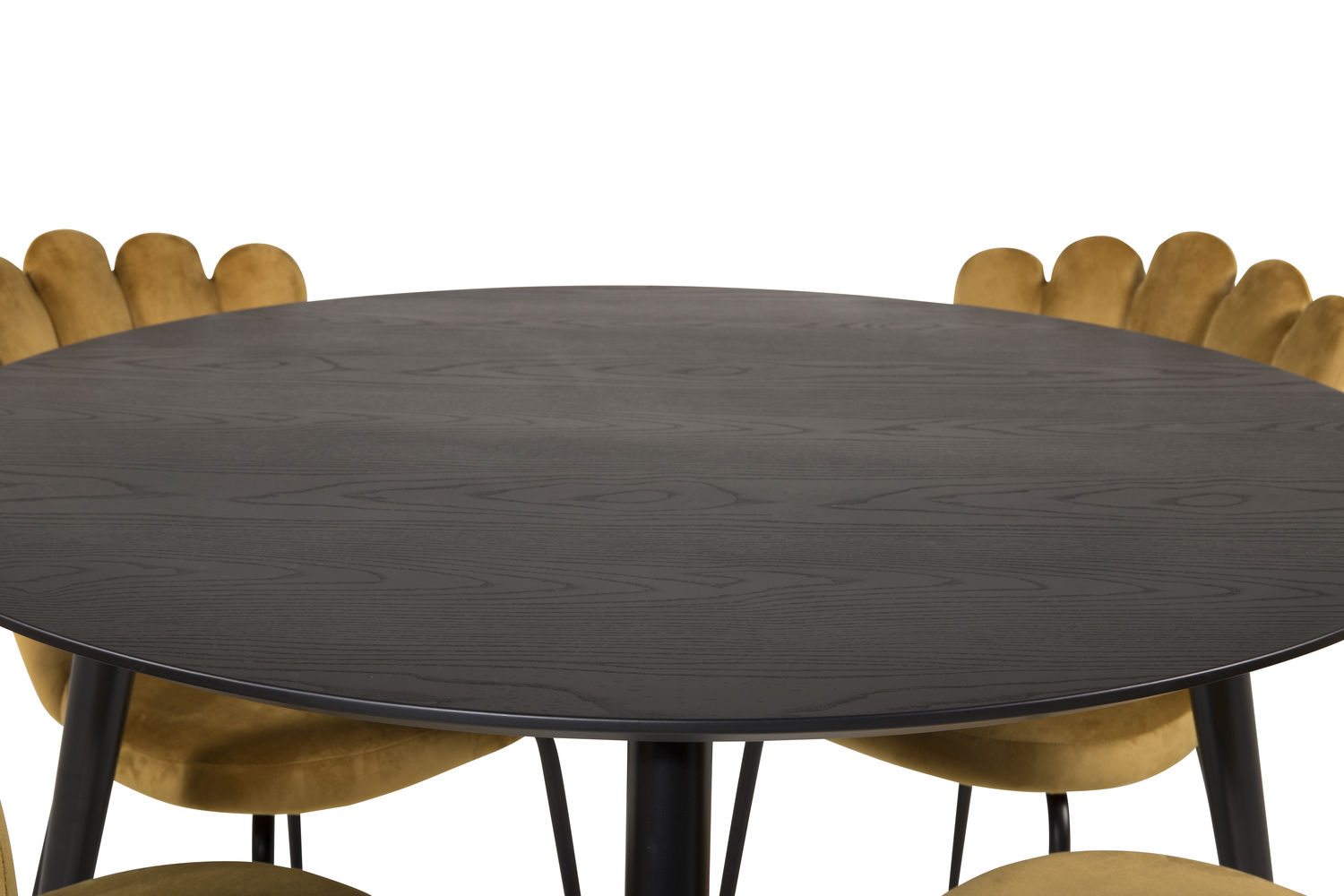 Set de dining Dallas 1177 (Galben + Negru)