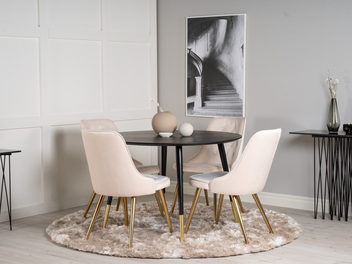 Set de mese Dallas 1178 (Bej + Auriu)