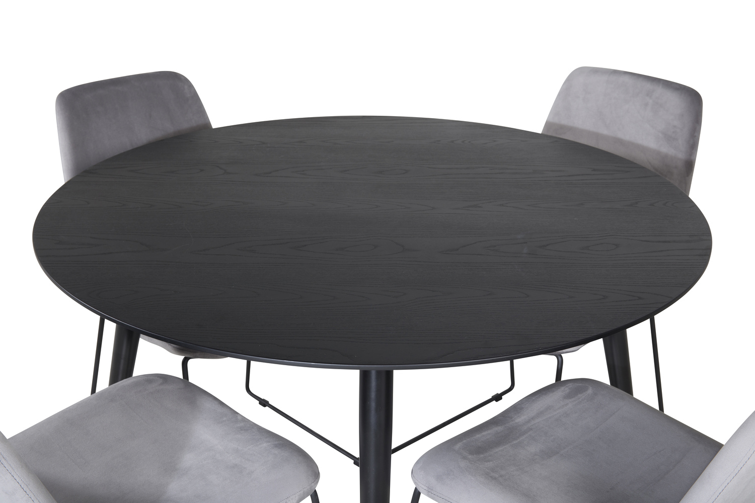 Set de dining Dallas 1189 (Gri + Negru)