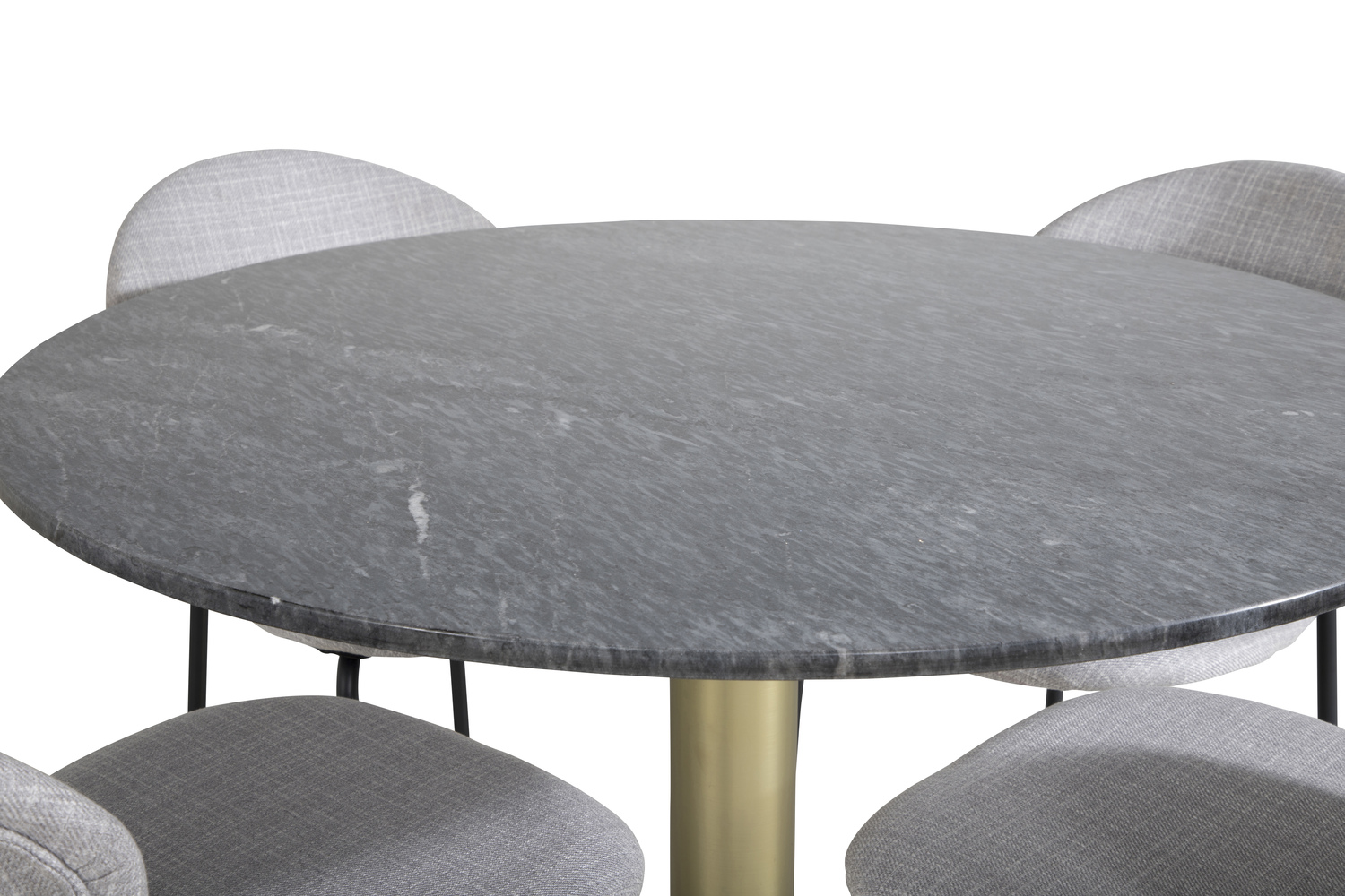 Set de dining Dallas 1209 (Gri + Negru)