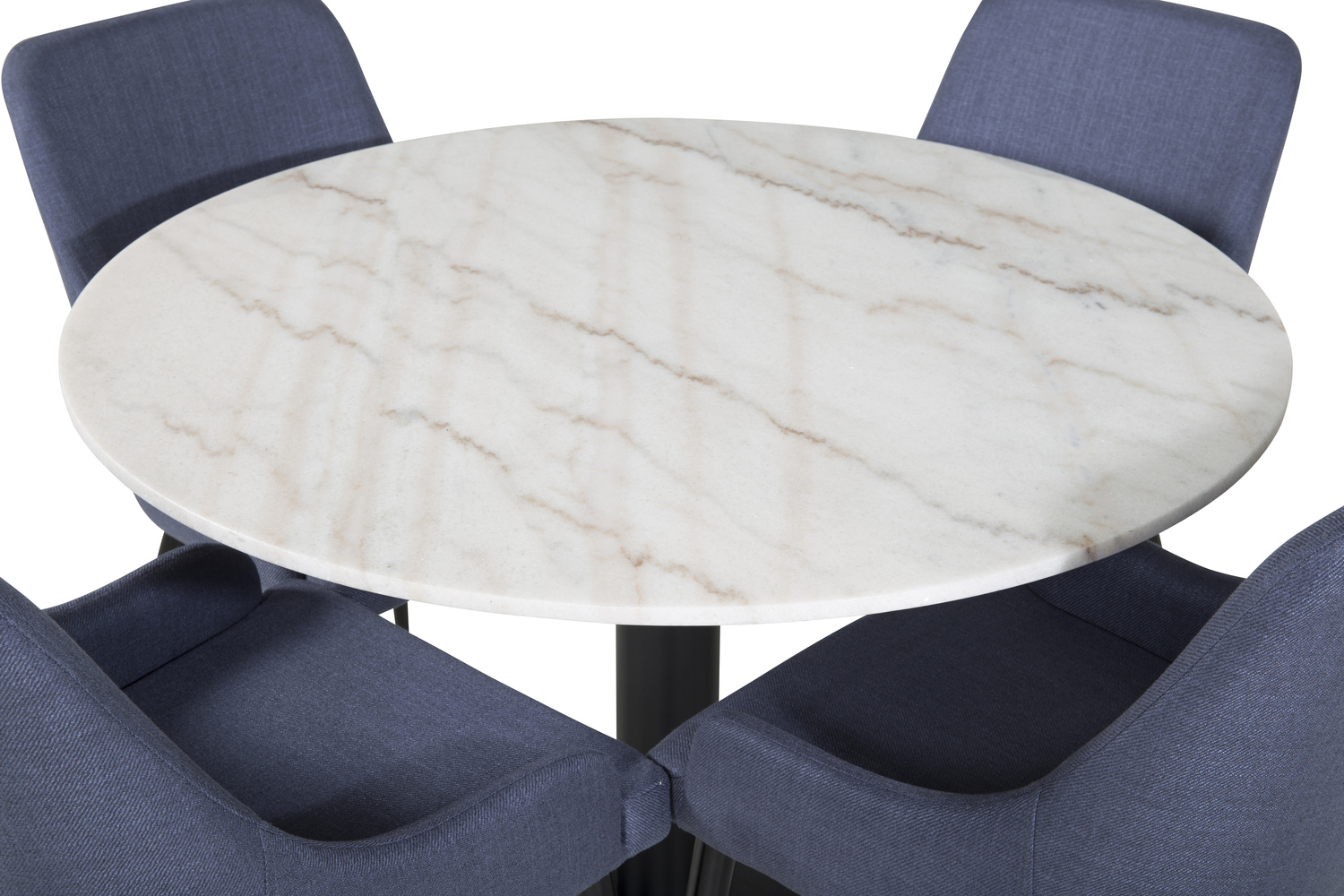 Set de dining Dallas 1300 (Albastru + Negru)