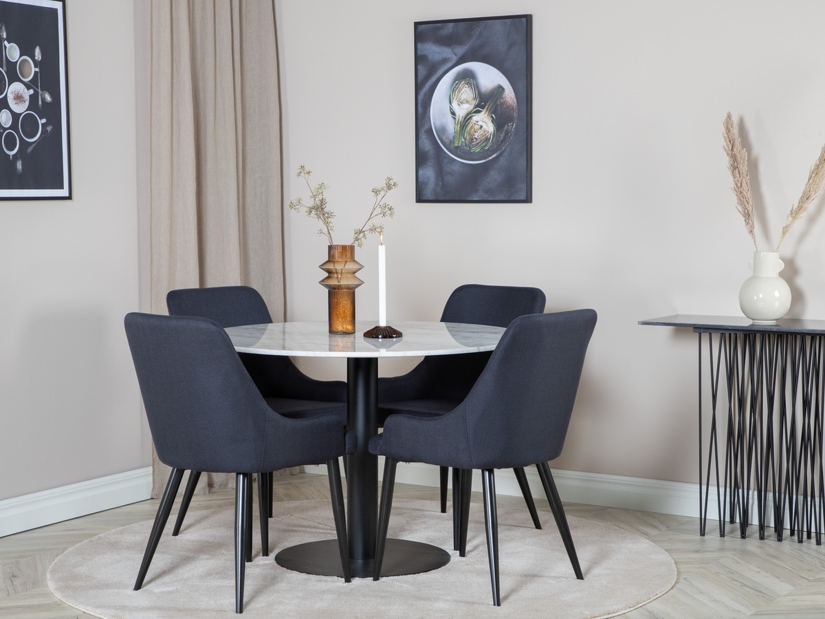 Set de dining Dallas 1300 (Negru)