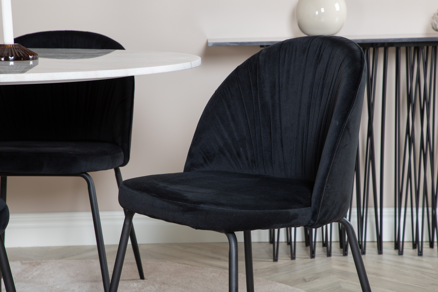 Set de dining Dallas 1303 (Negru)