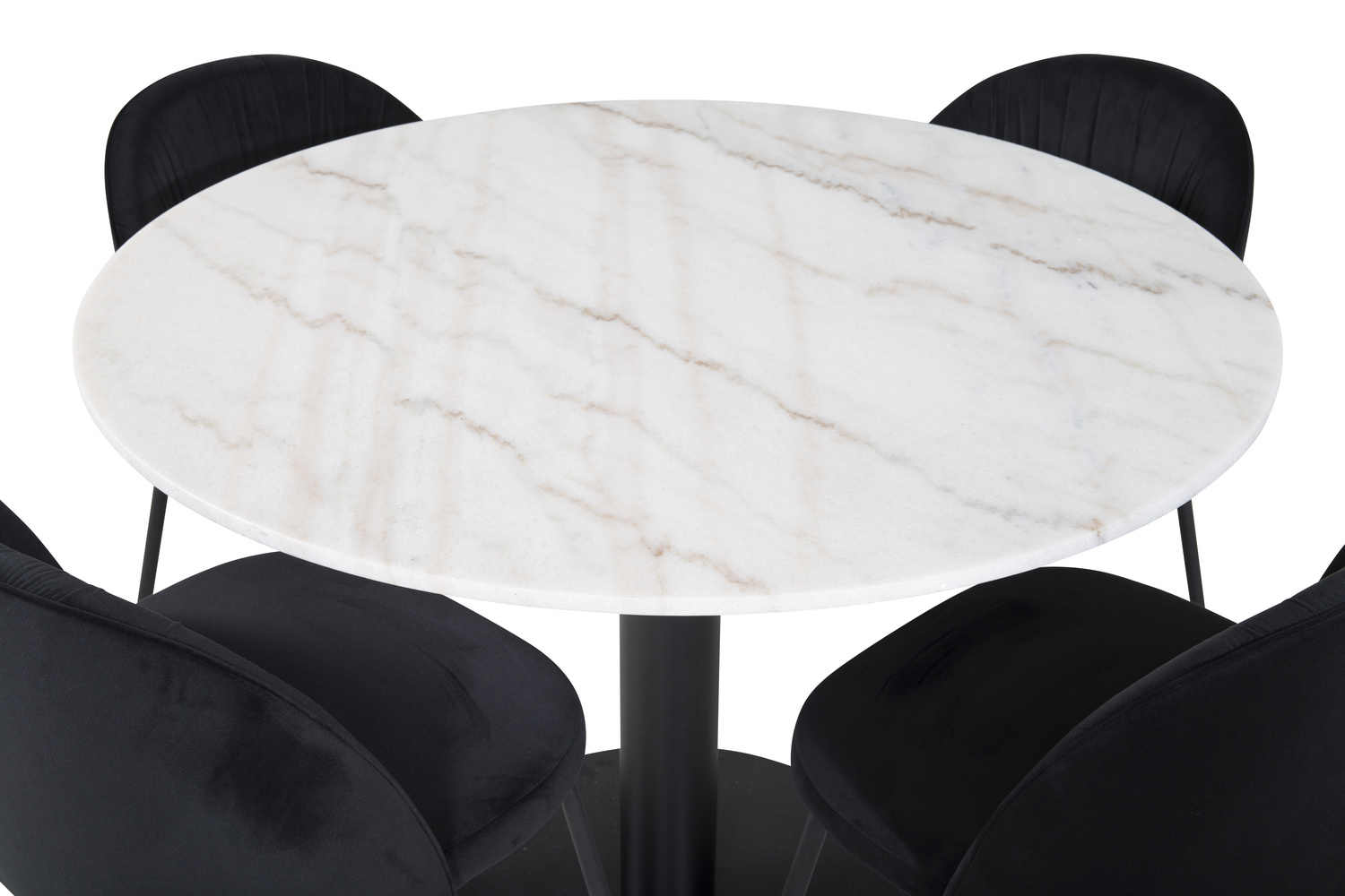 Set de dining Dallas 1303 (Negru)