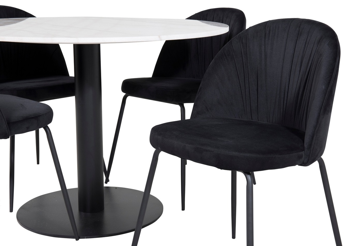 Set de dining Dallas 1303 (Negru)