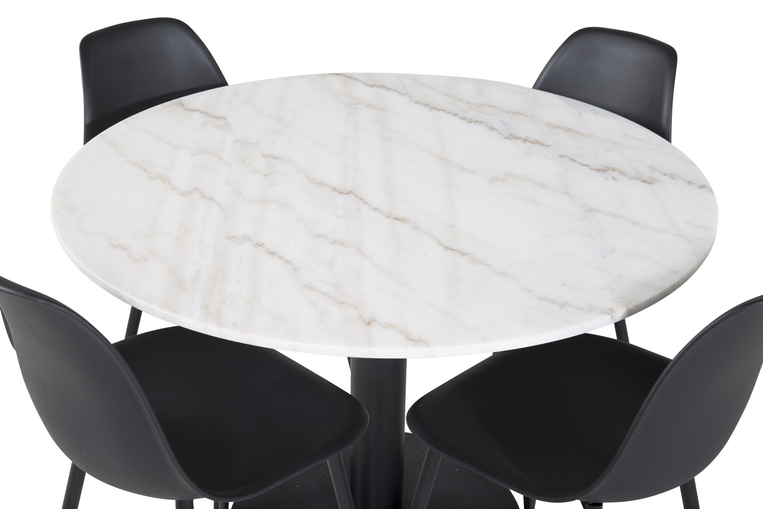 Set de dining Dallas 1304 (Negru)