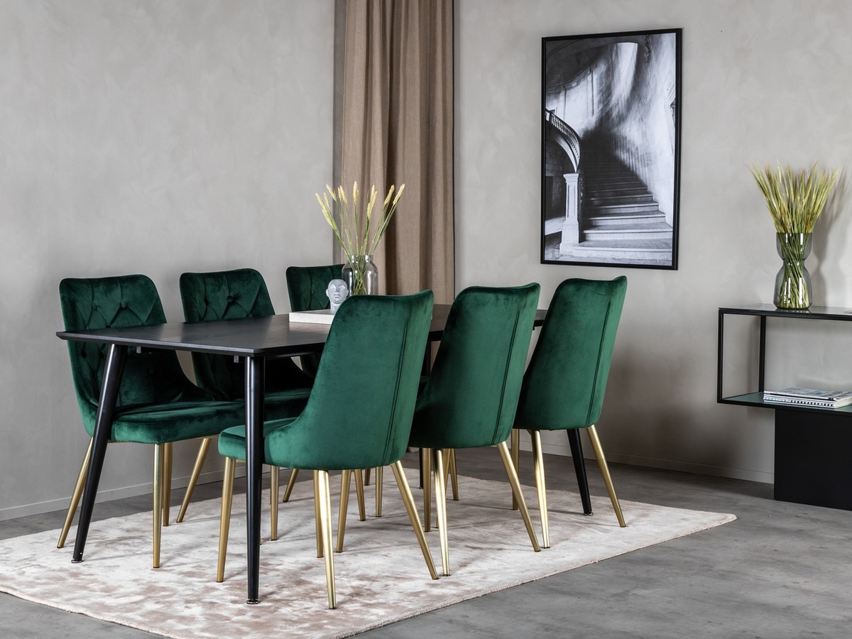 Set de mese Dallas 1336 (Verde + auriu)