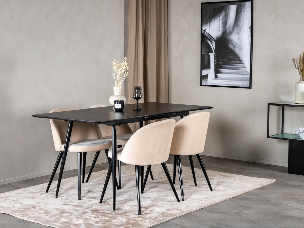 Set de mese Dallas 1521 (Bej + Negru)
