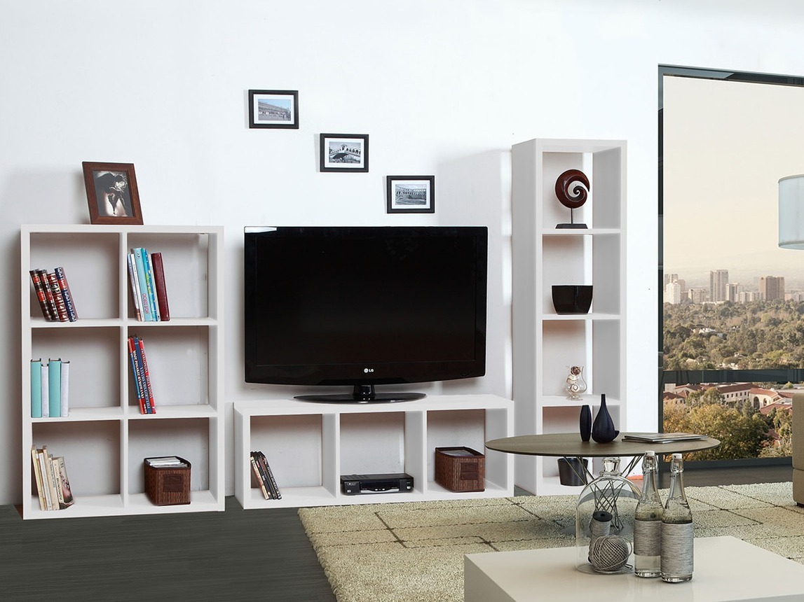 Set de living Levnova 106 (Alb)