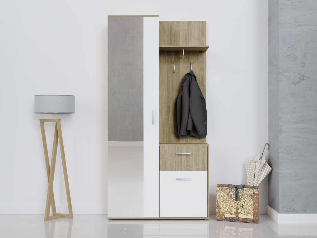 Set de hol Pavo (Stejar Sonoma + Alb)