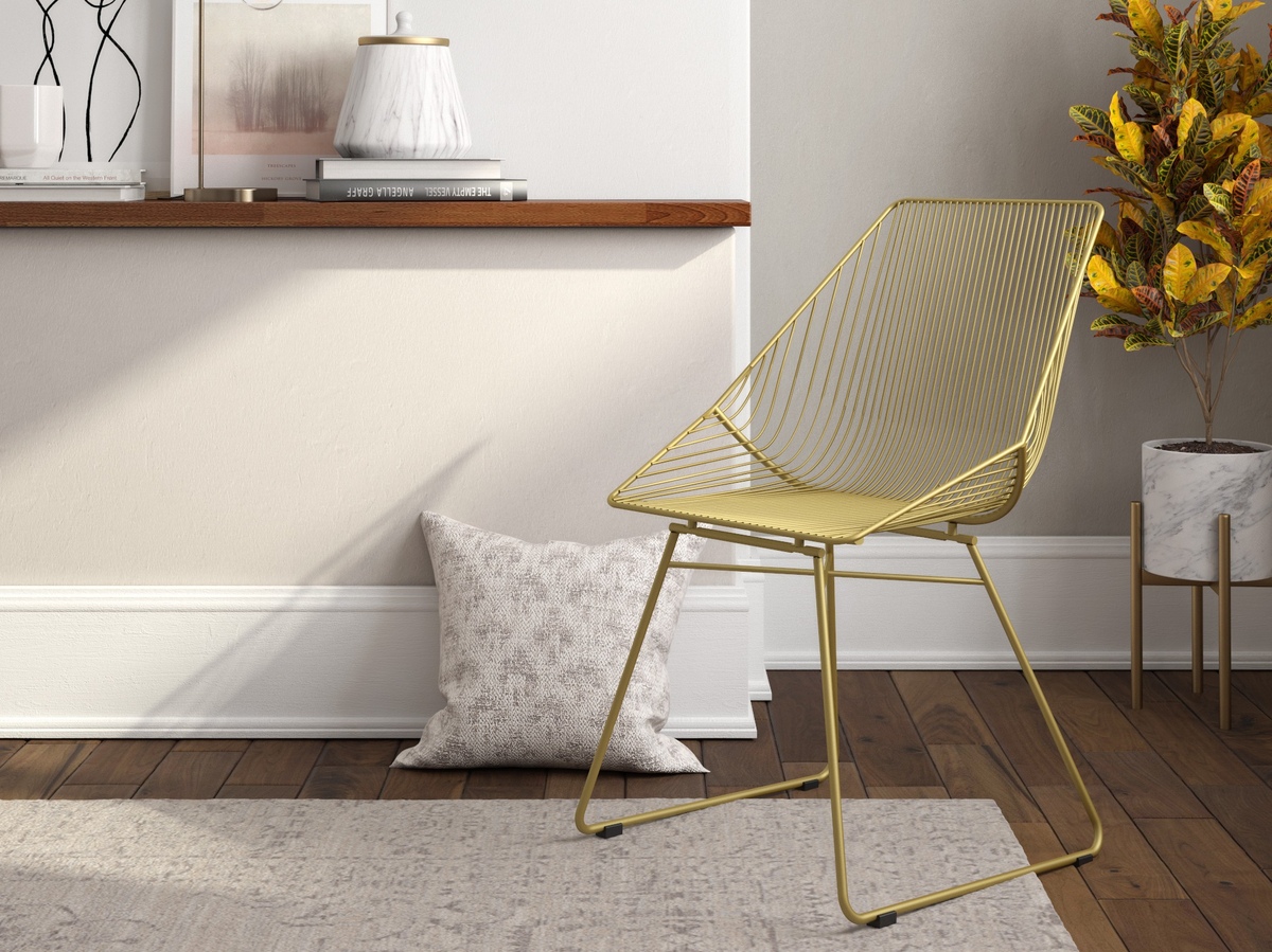 Scaun CosmoLiving by Cosmopolitan 115 (Auriu)