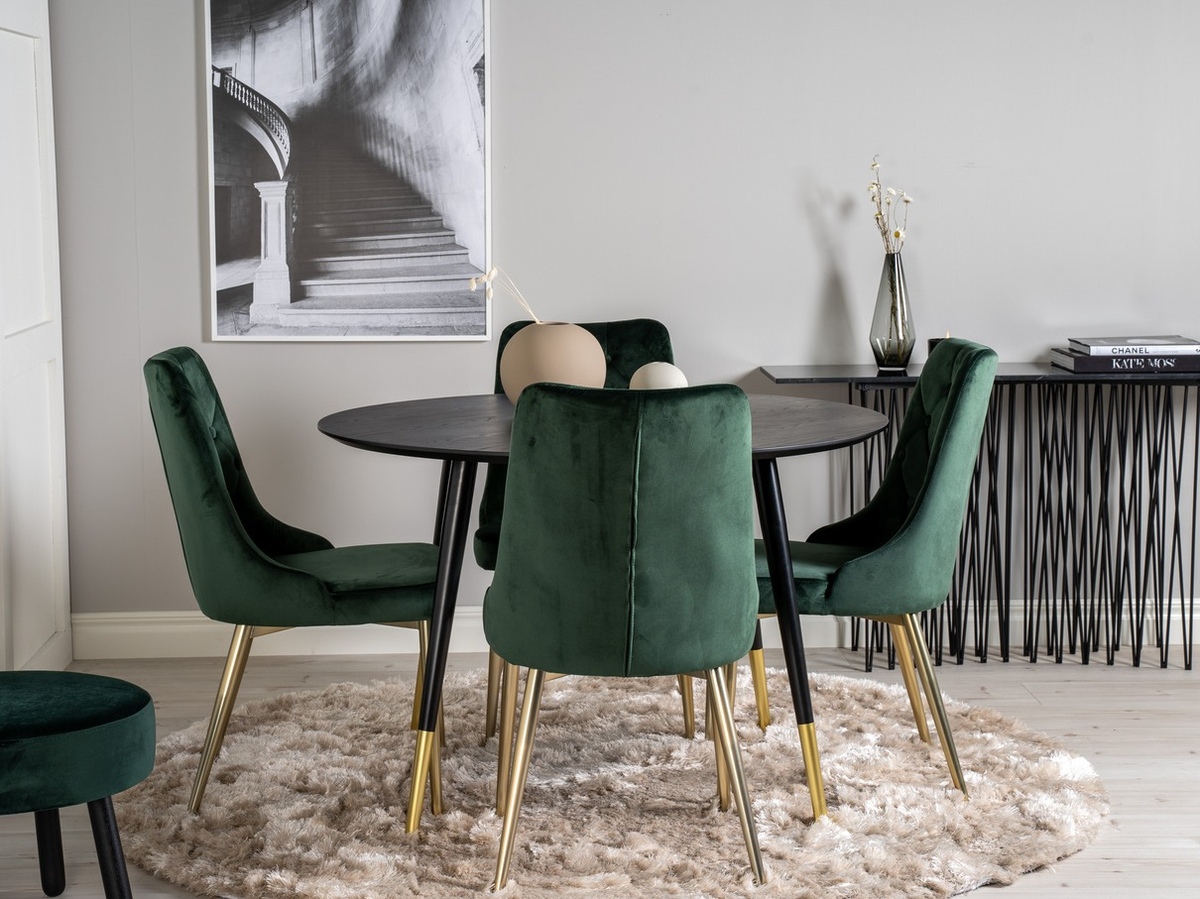 Set de mese Dallas 1178 (Verde + Auriu)