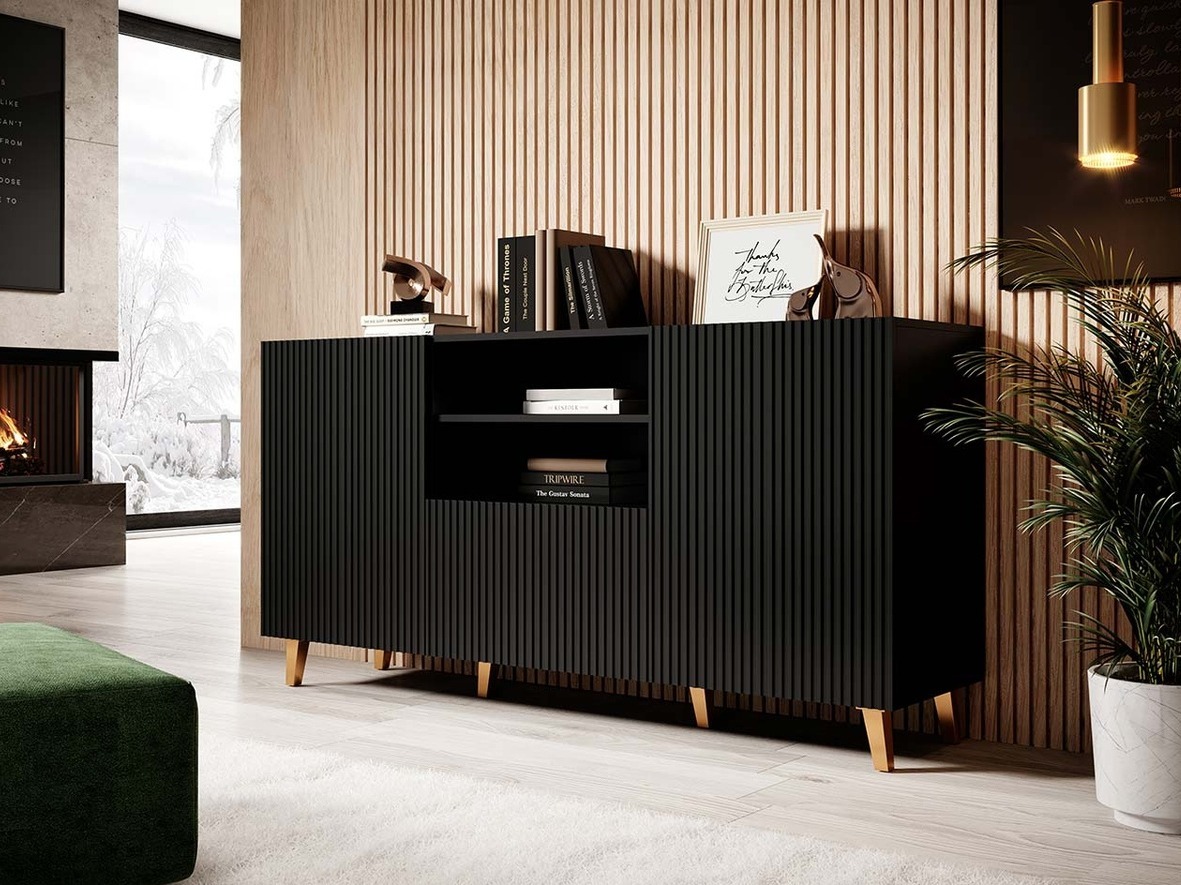 Comodă Dicto (Negru)