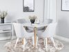 Set de mese Dallas 299 (Gri deschis + Alb)
