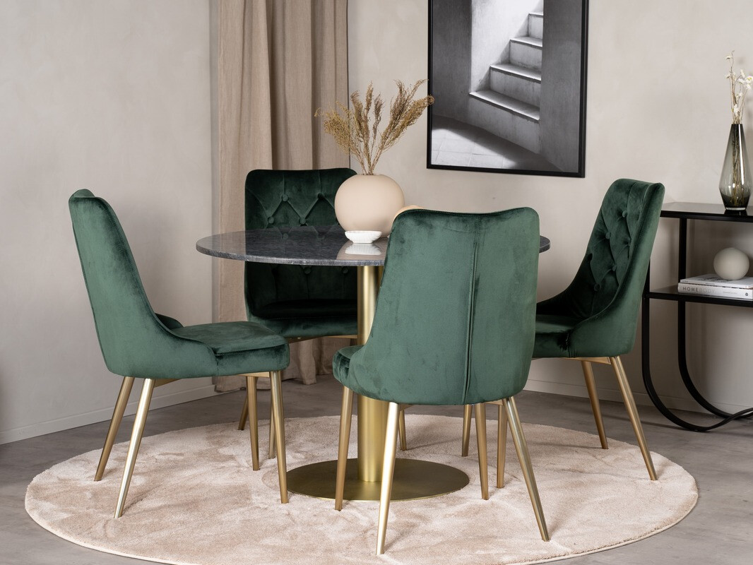 Set de mese Dallas 370 (Verde + Auriu)