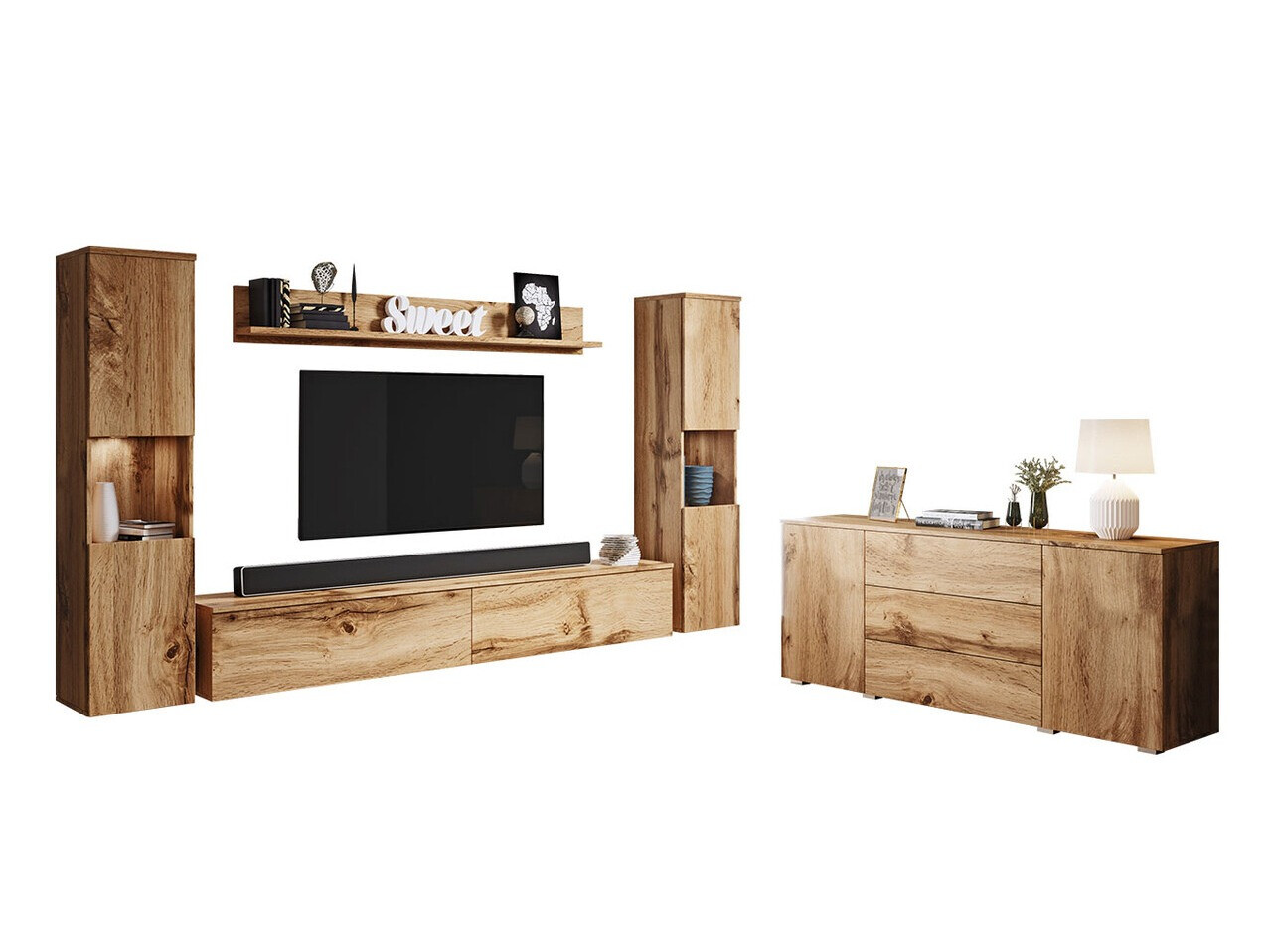 Set de living Sarasota 133 (Stejar Wotan)