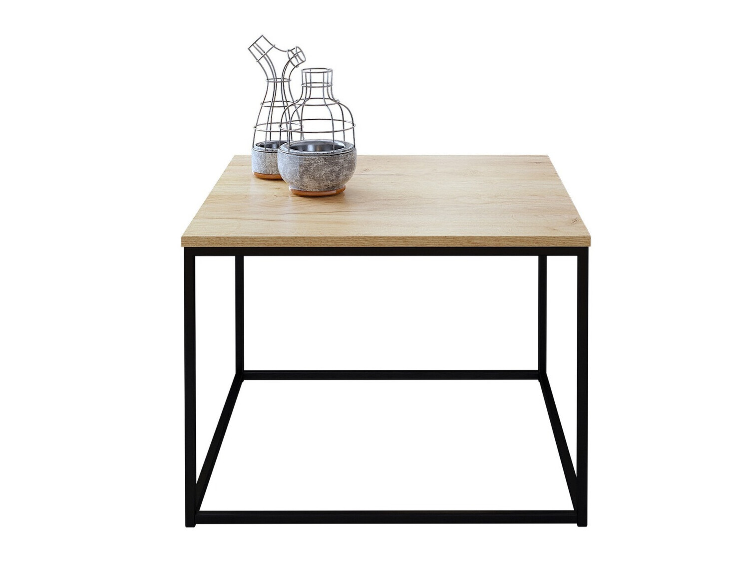 Măsuță de cafea Germantown 105 (Negru mat + Stejar)