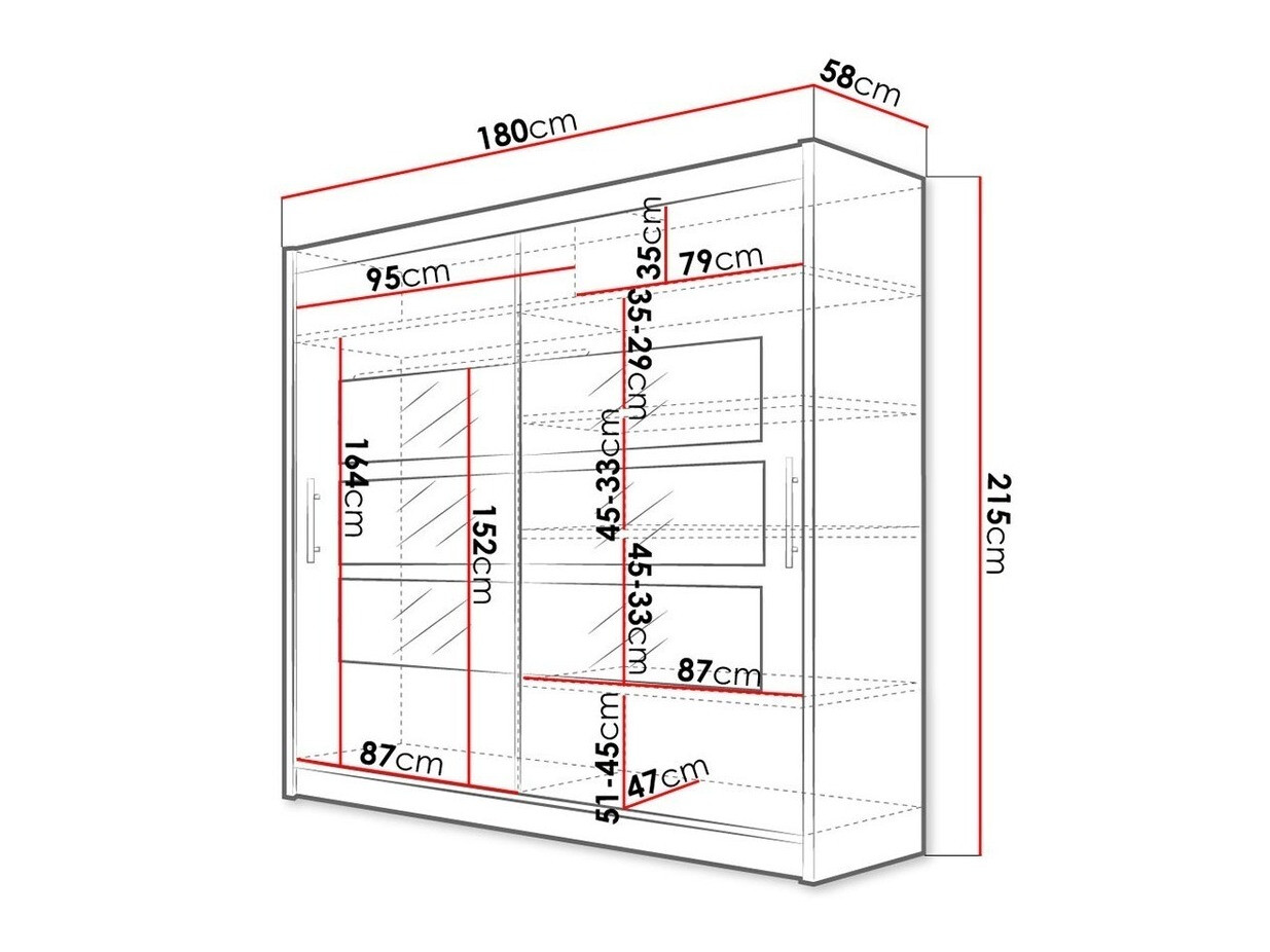 Dulap Closico Pallor III (Alb)