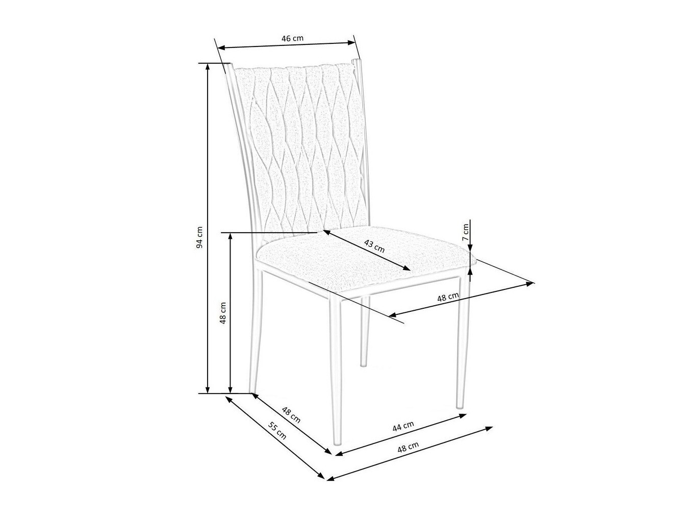 Scaun Houston 1139 (Gri + Auriu)