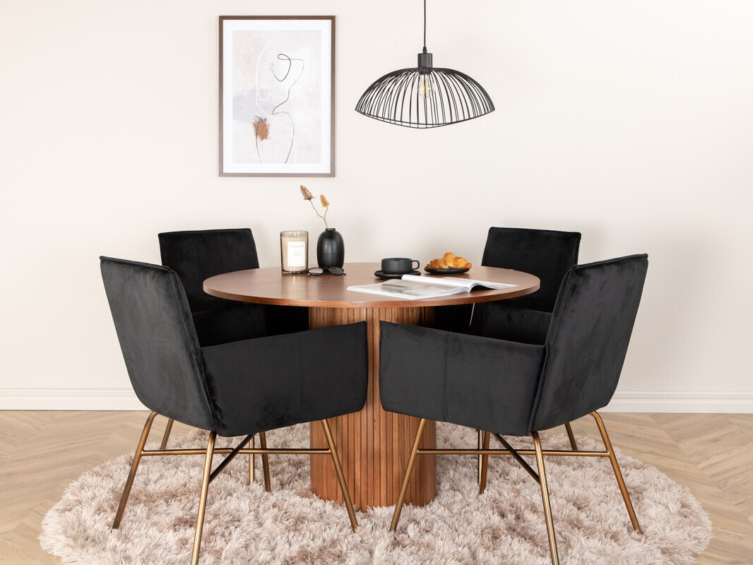 Set de mese Dallas 3093 (Negru + Cupru)