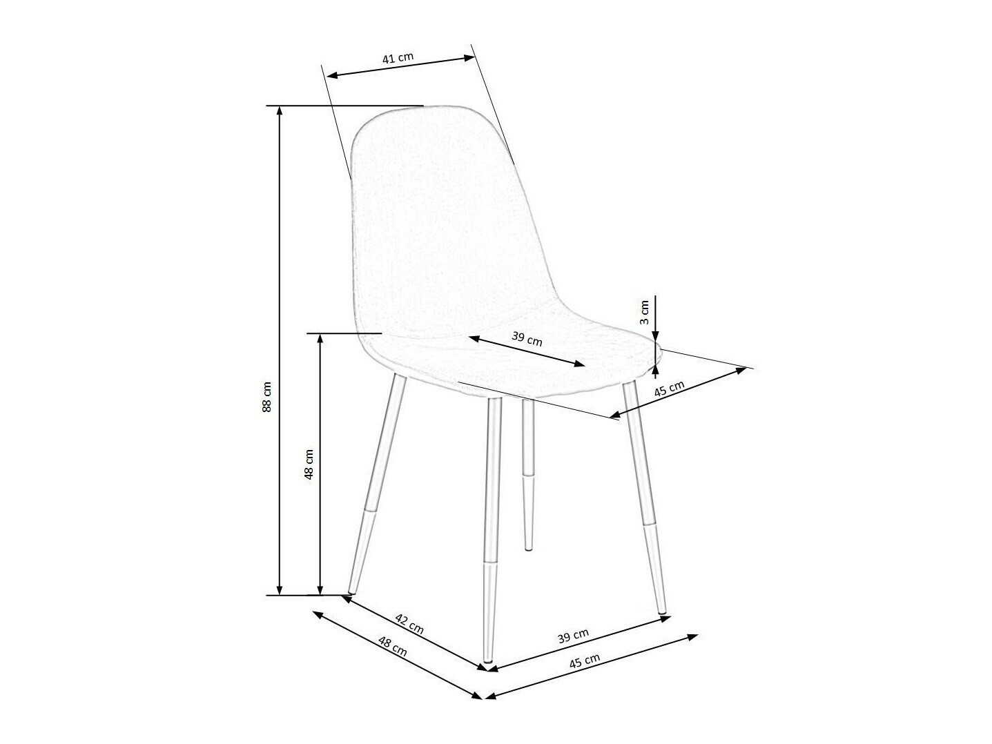 Scaun Houston 743 (Gri)