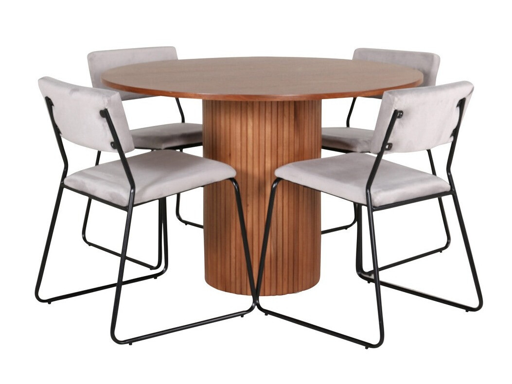 Set de mese Dallas 3082 (Gri + Negru)