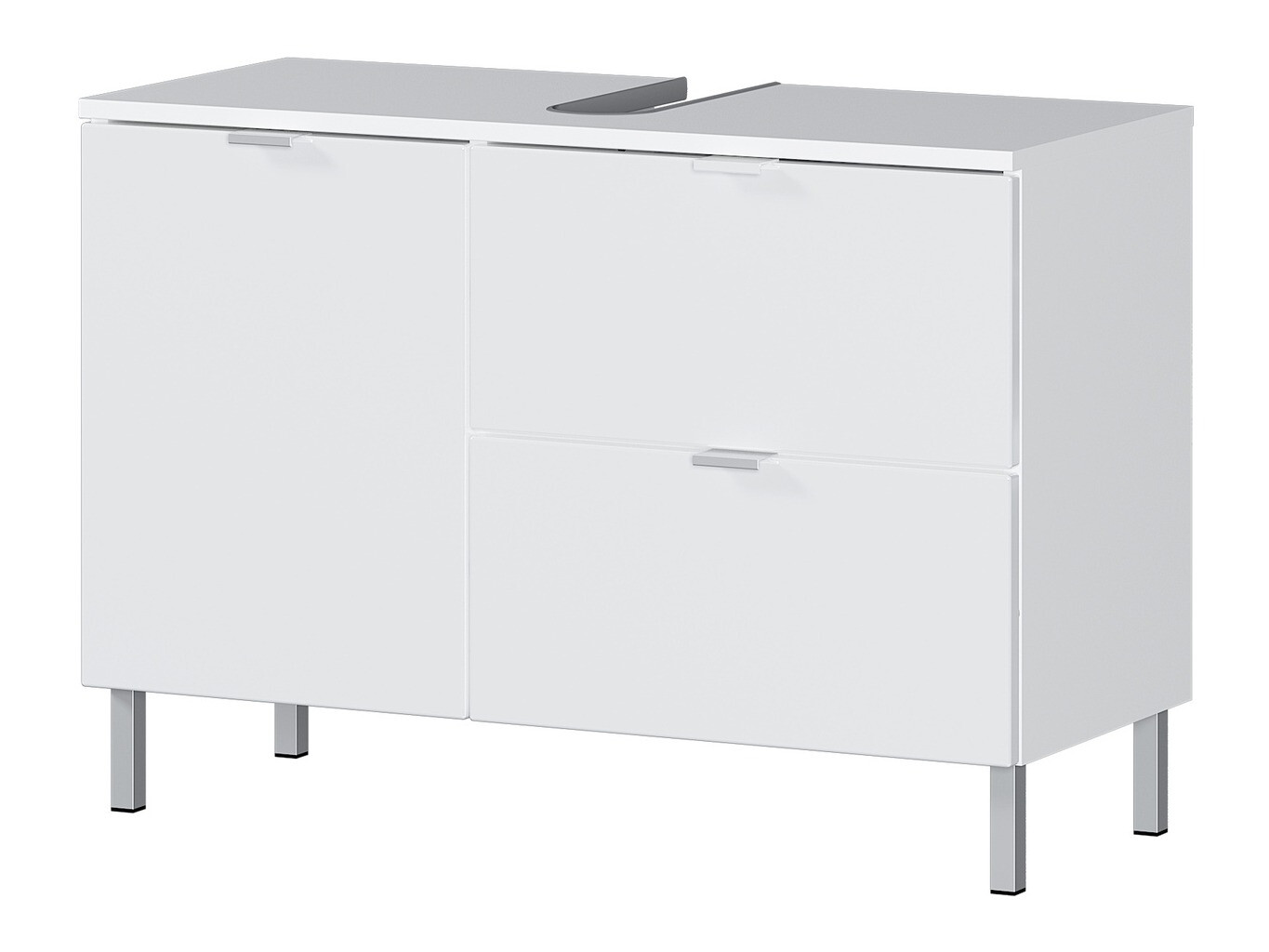 Mască de baie neancorată Lomcamo 101 (Alb + Alb lucios)