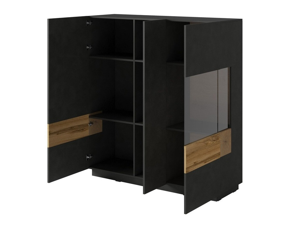 Set de living Livlore 110 (Matera gri + Stejar Wotan)