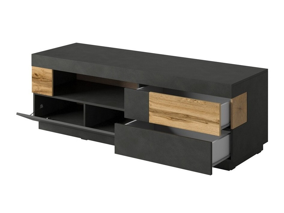 Set de living Livlore 110 (Matera gri + Stejar Wotan)