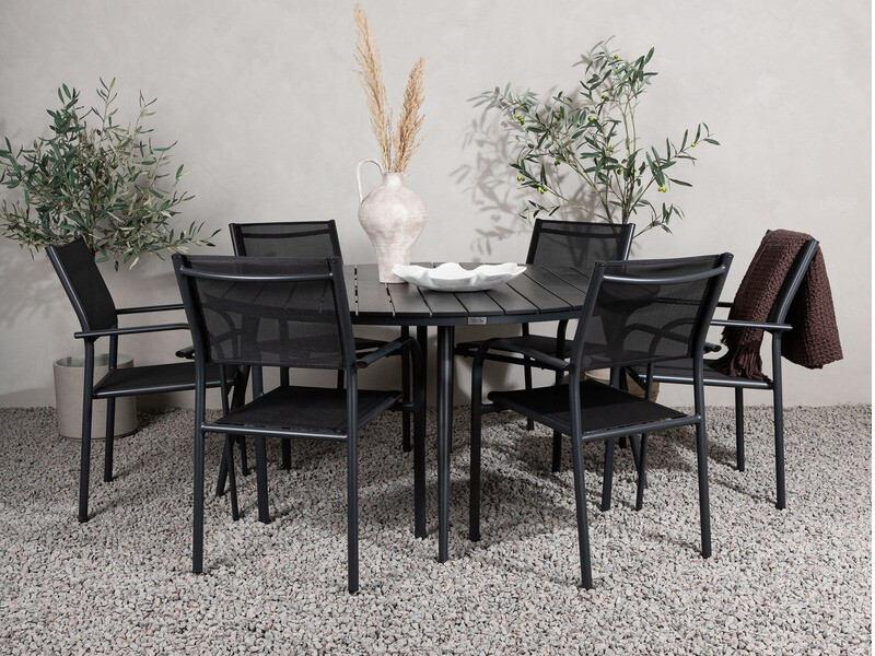 Masă de exterior Dallas 2832 (Negru)