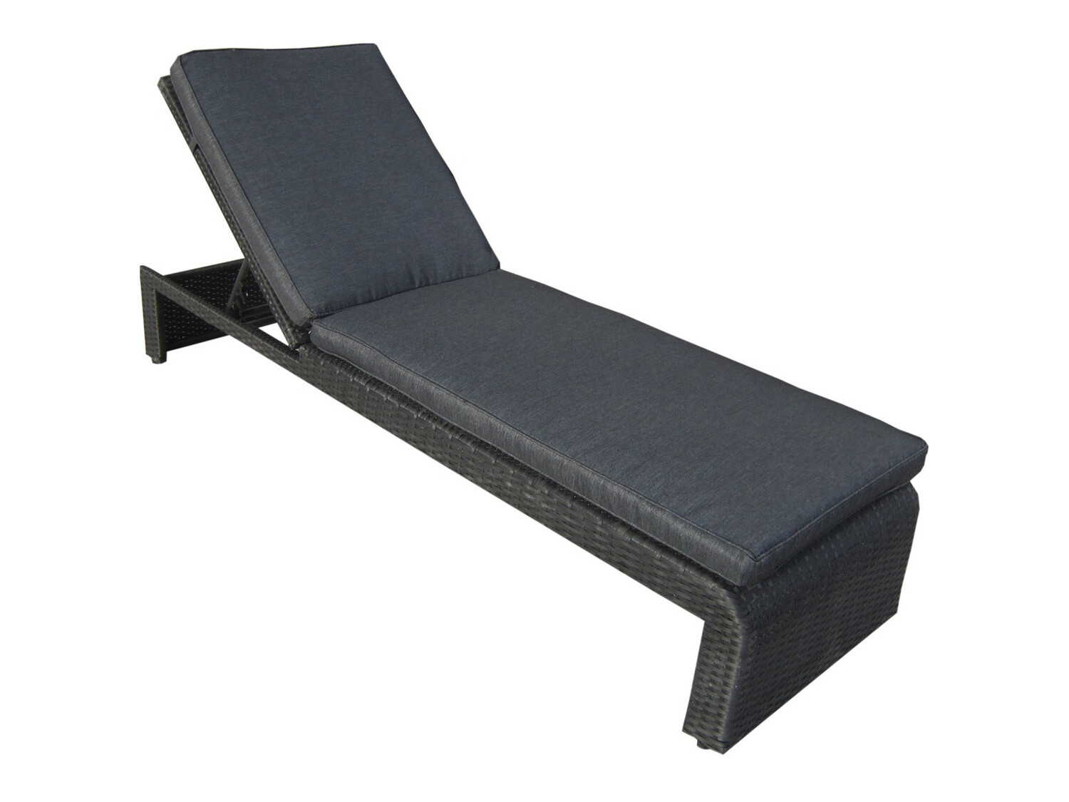 Şezlong Dallas 771 (Negru + Gri)