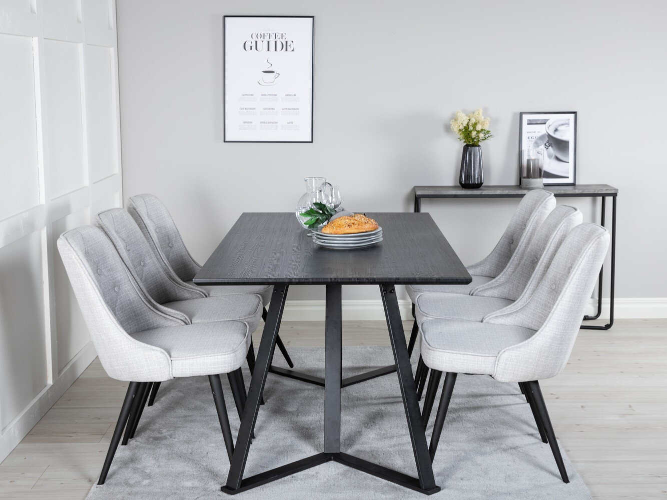 Set de dining Dallas 1629 (Gri)
