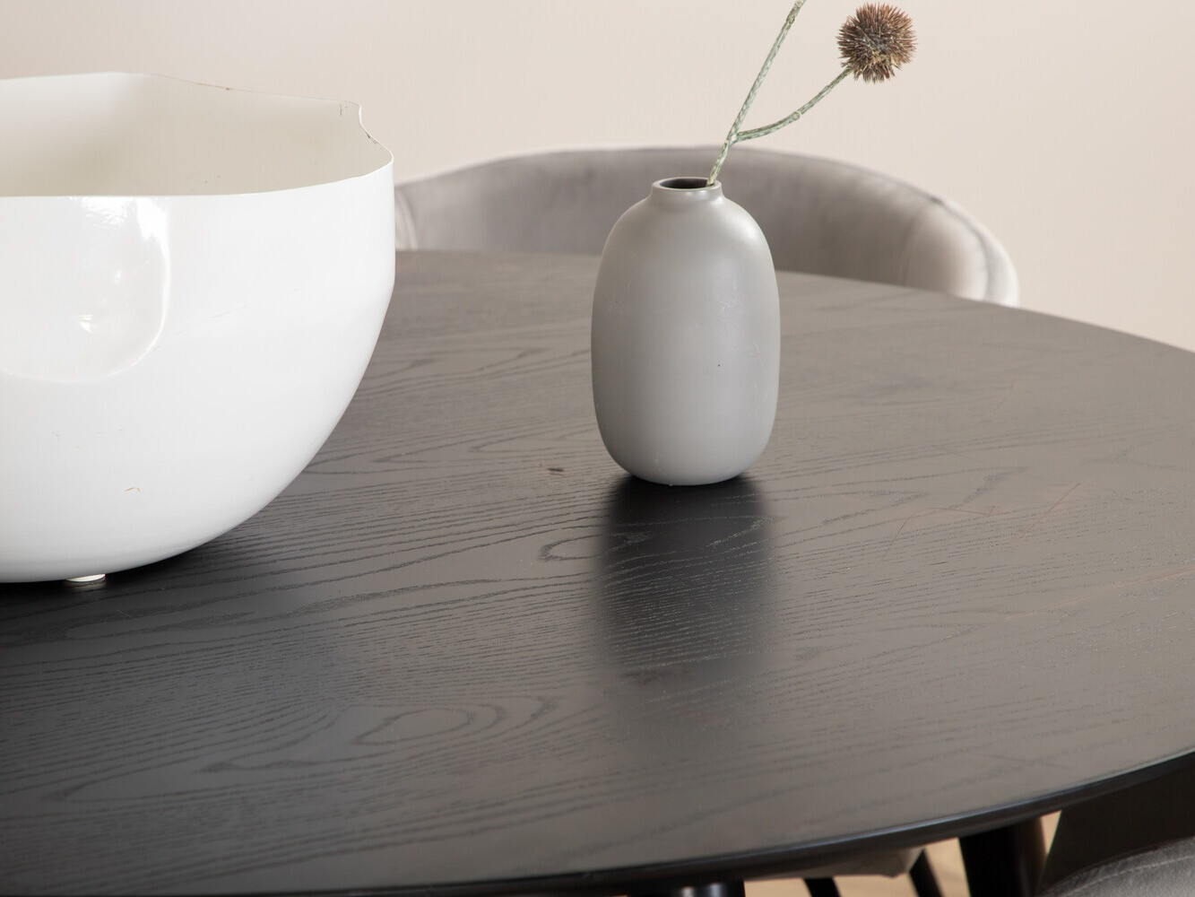 Set de mese Dallas 2539 (Gri deschis + Negru)