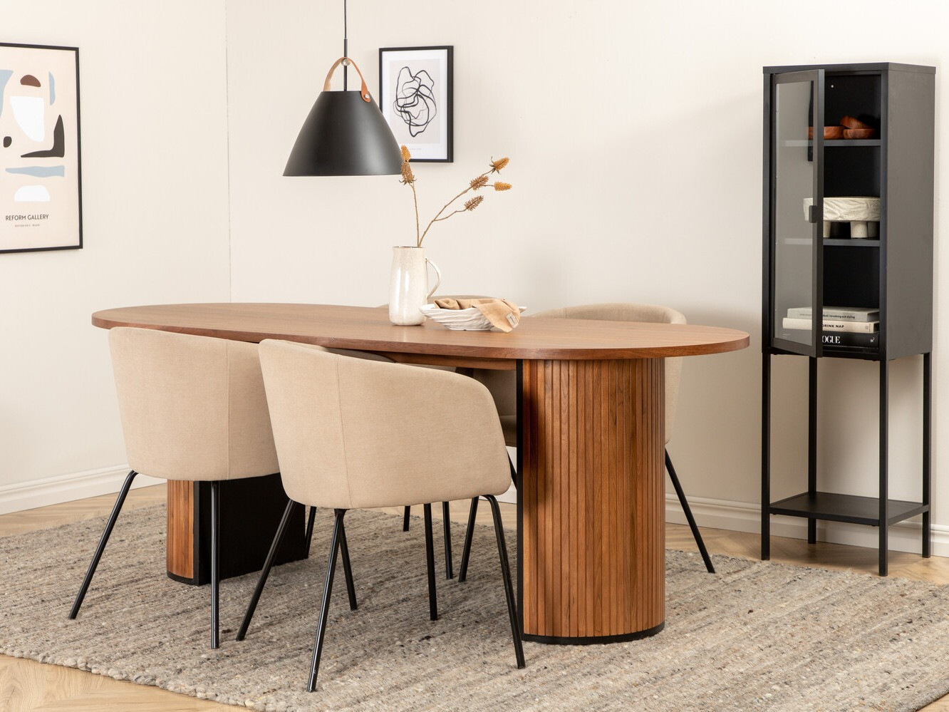 Set de mese Dallas 2749 (Bej + Negru)