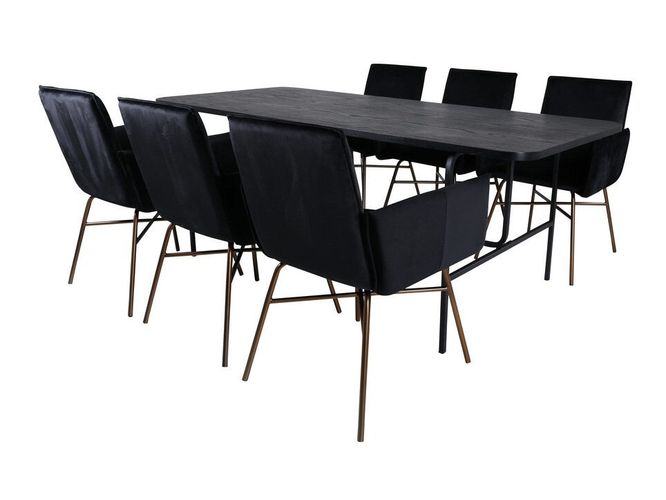 Set de mese Dallas 2788 (Negru)