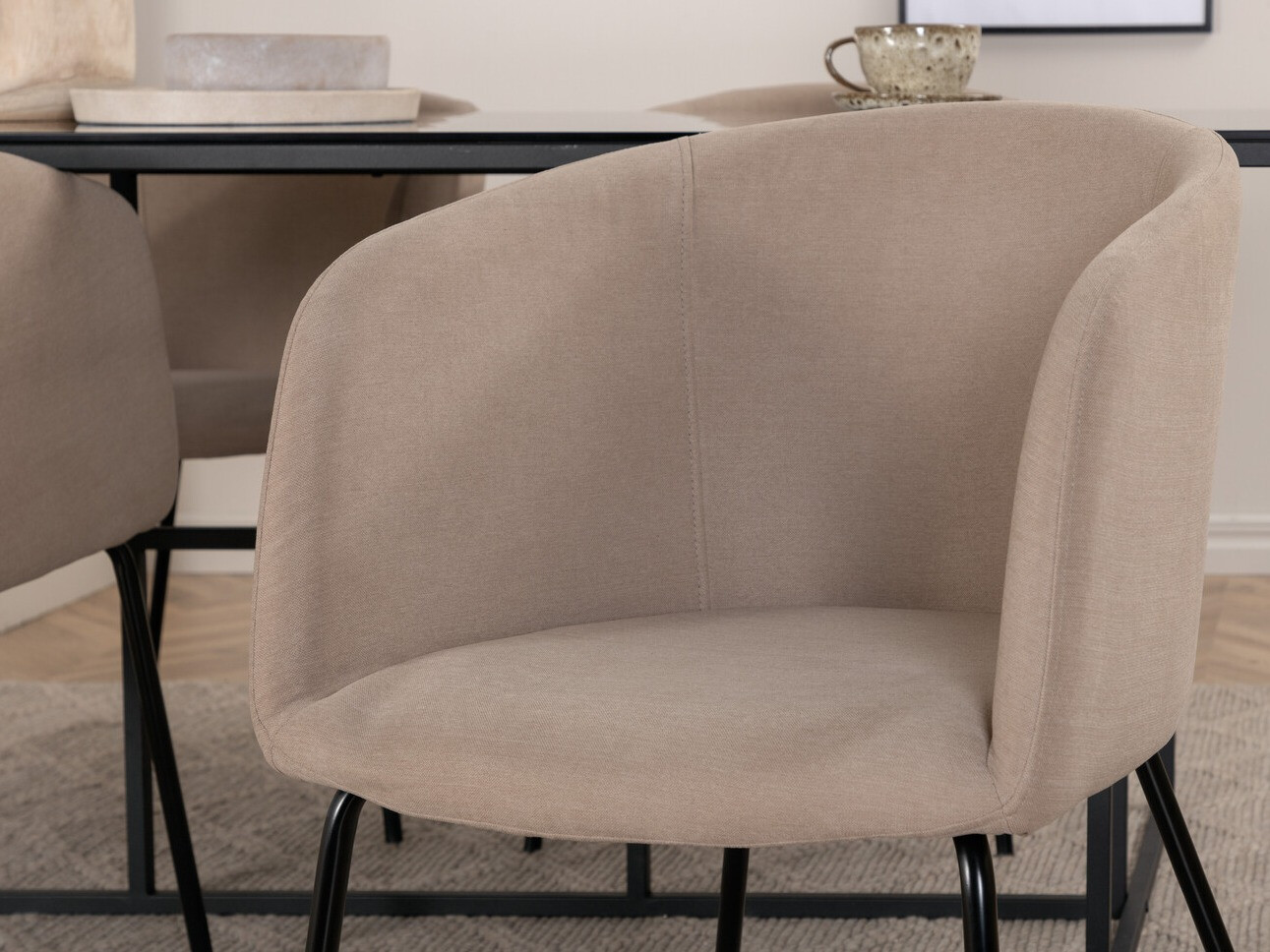 Set de mese Dallas 3044 (Crem + Negru)