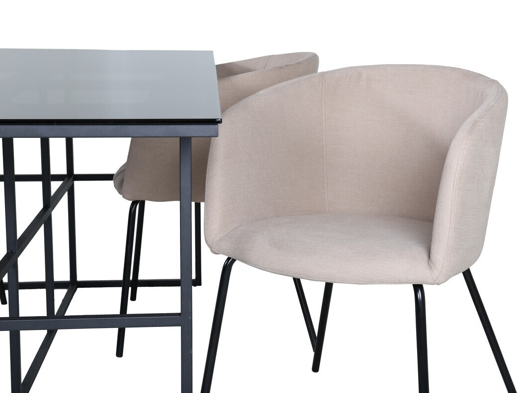 Set de mese Dallas 3044 (Crem + Negru)