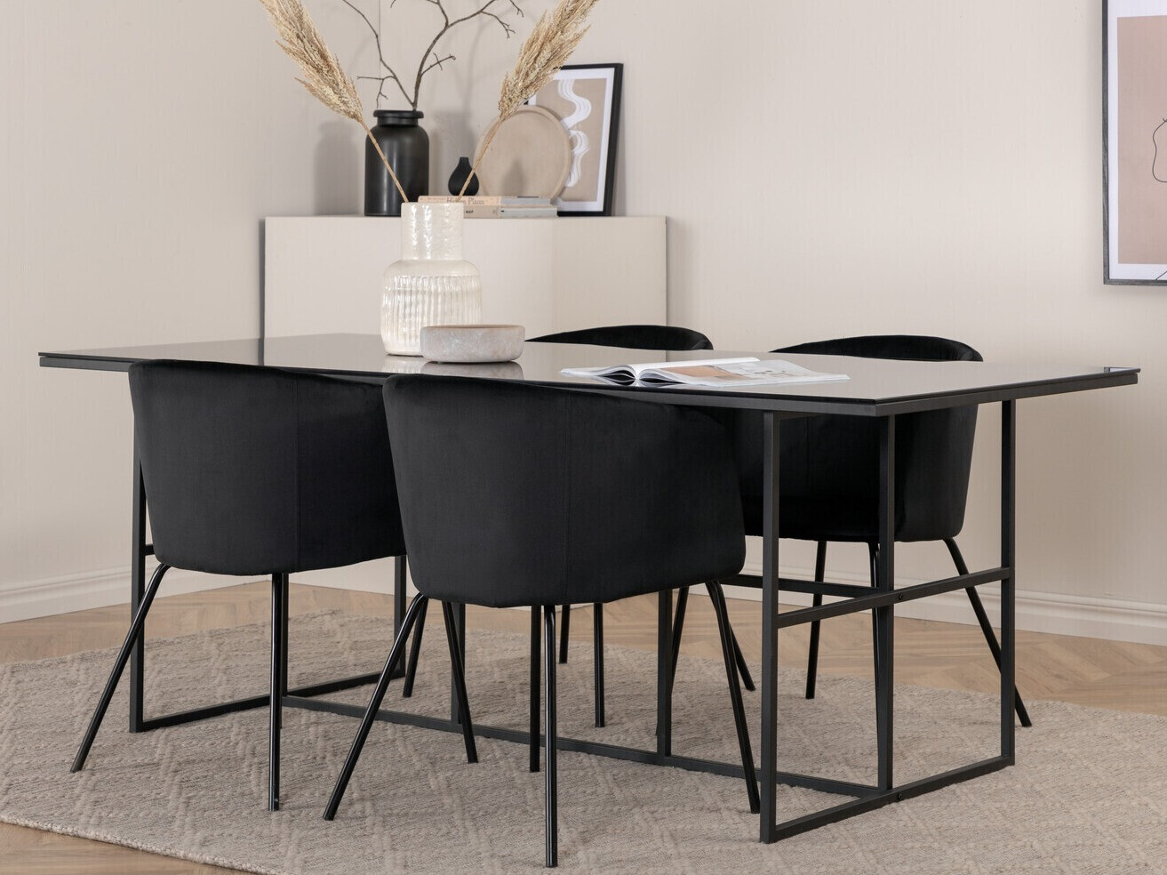 Set de mese Dallas 3044 (Negru)