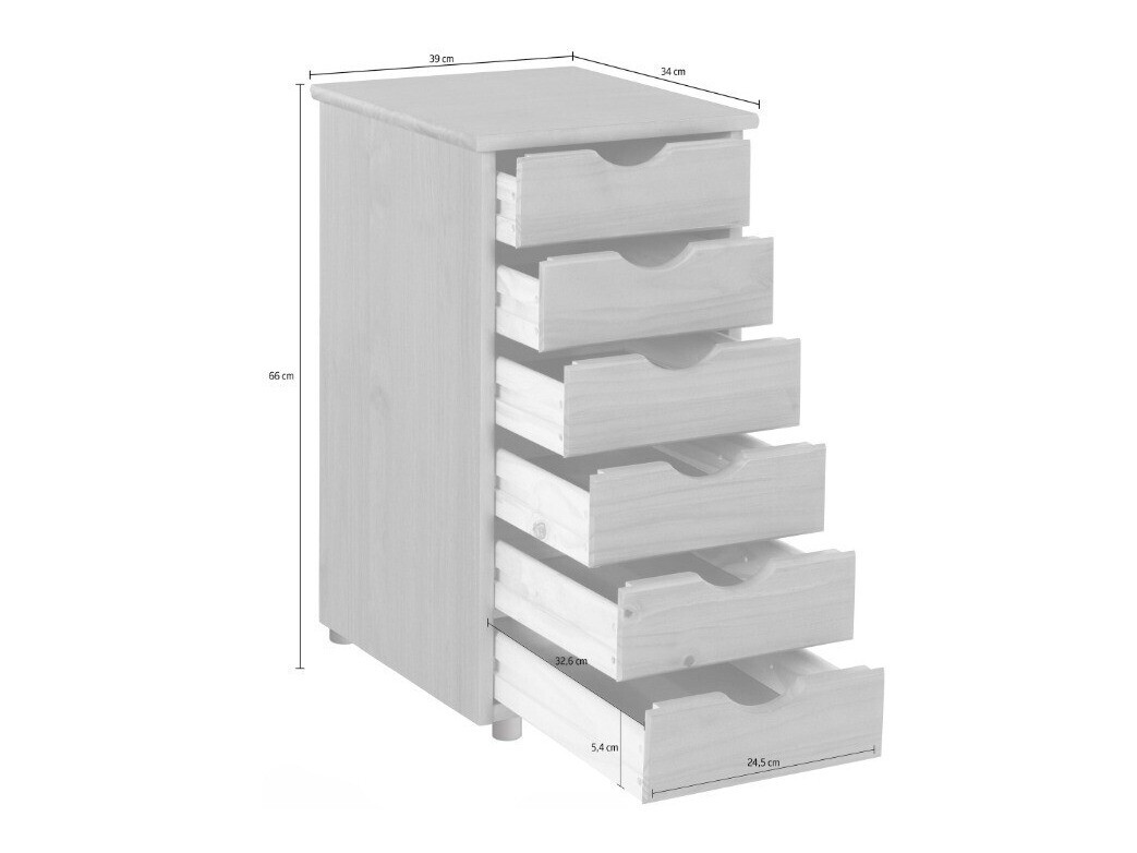 Casetieră Denton 137 (Negru)