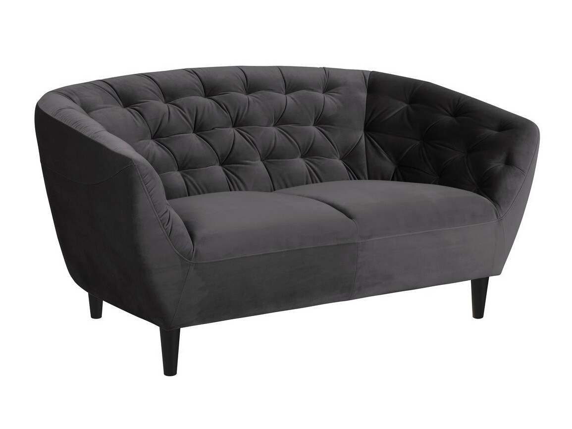 Canapea chesterfield Norsica 260 (Gri inchis)