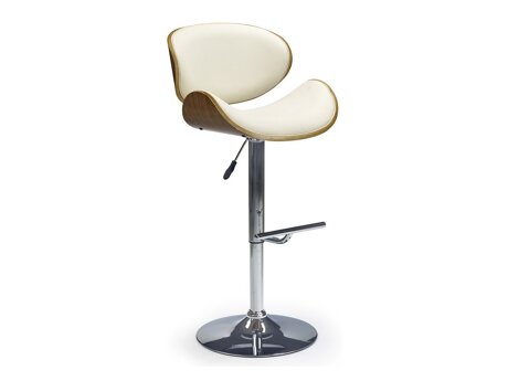 Scaun de bar Houston 517 (Nuca + Crem + Argint)
