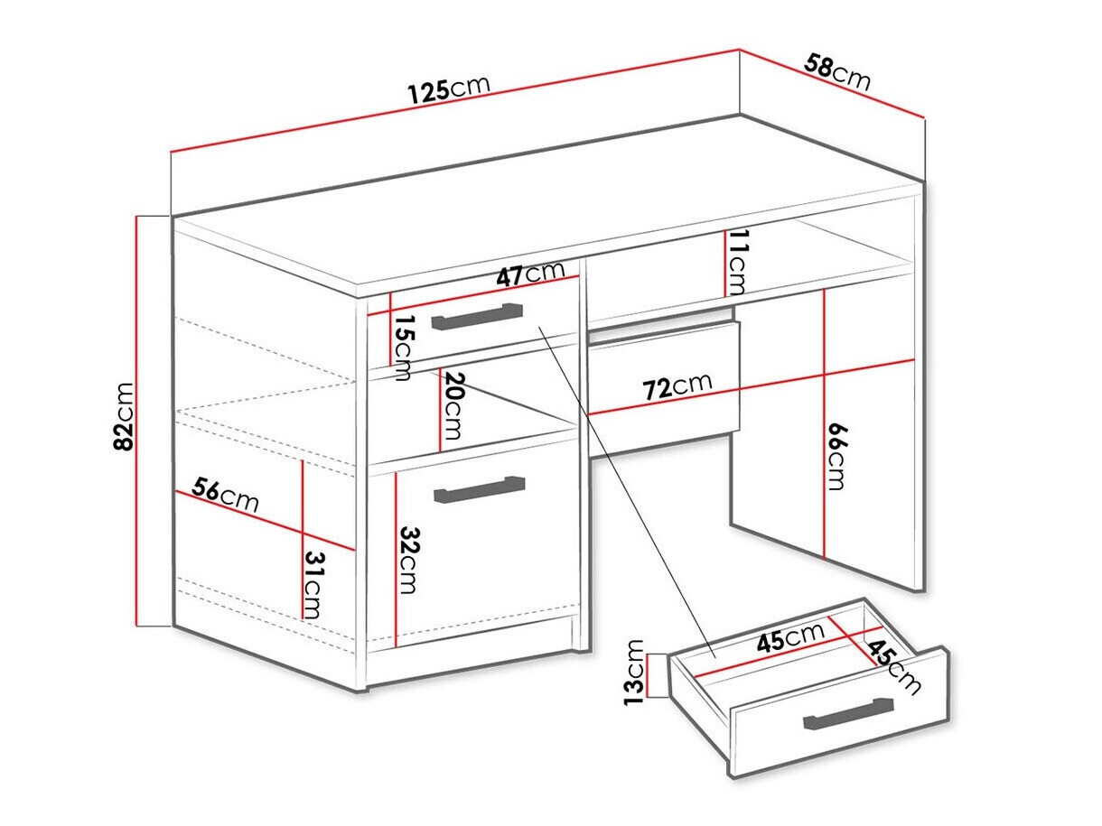 Birou Delbalo 102 (Verde + De aur)
