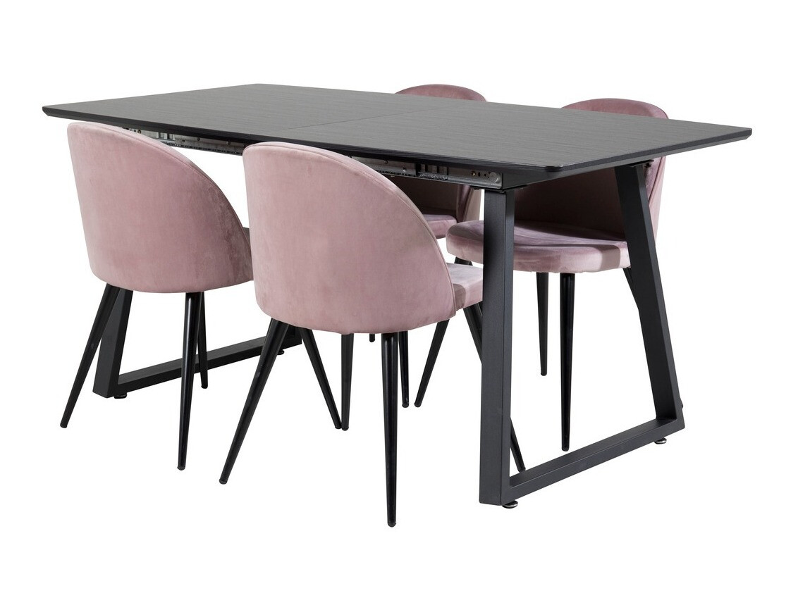 Set de mese Dallas 1609 (Roze + Negru)