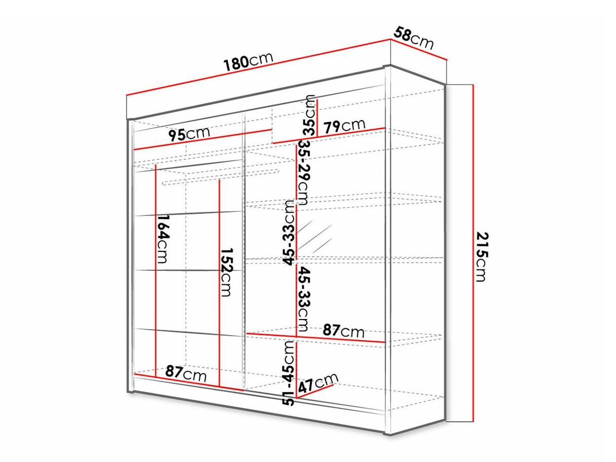 Dulap Closico Cavaris III (Alb)