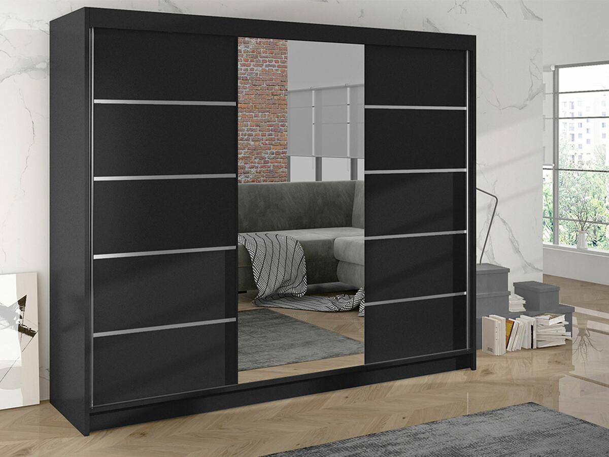 Dulap Closico Durion IV (Negru)