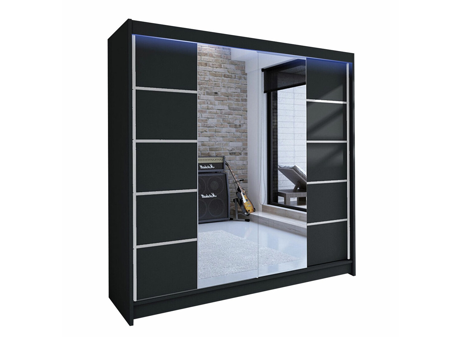 Dulap Closico Cavaris V (Negru)