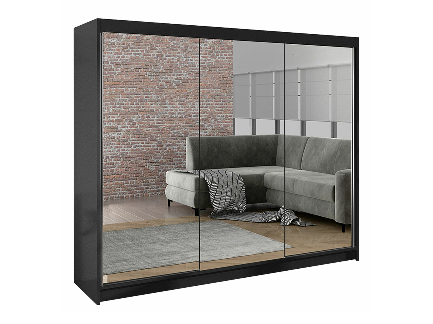 Dulap Closico Durion III (Negru)