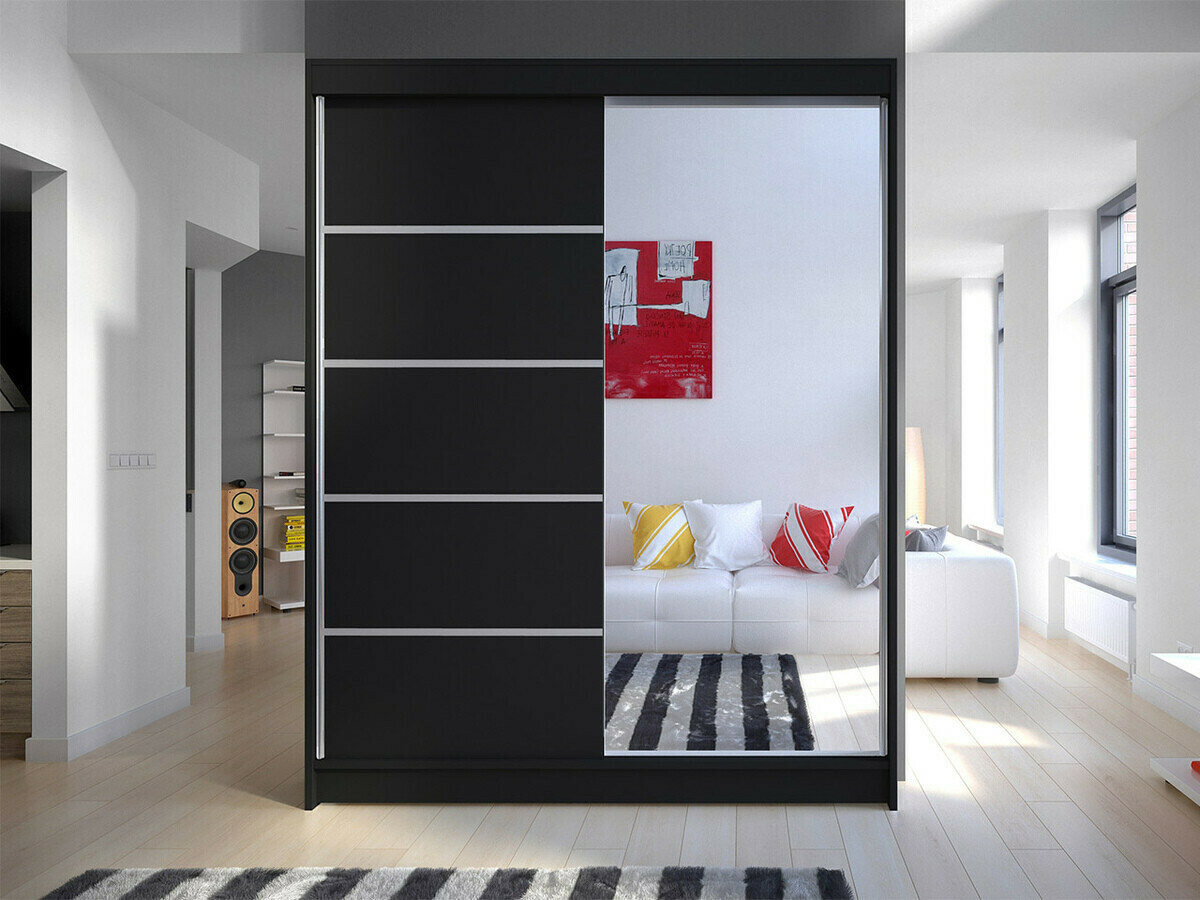 Dulap Closico Vastor III (Negru)
